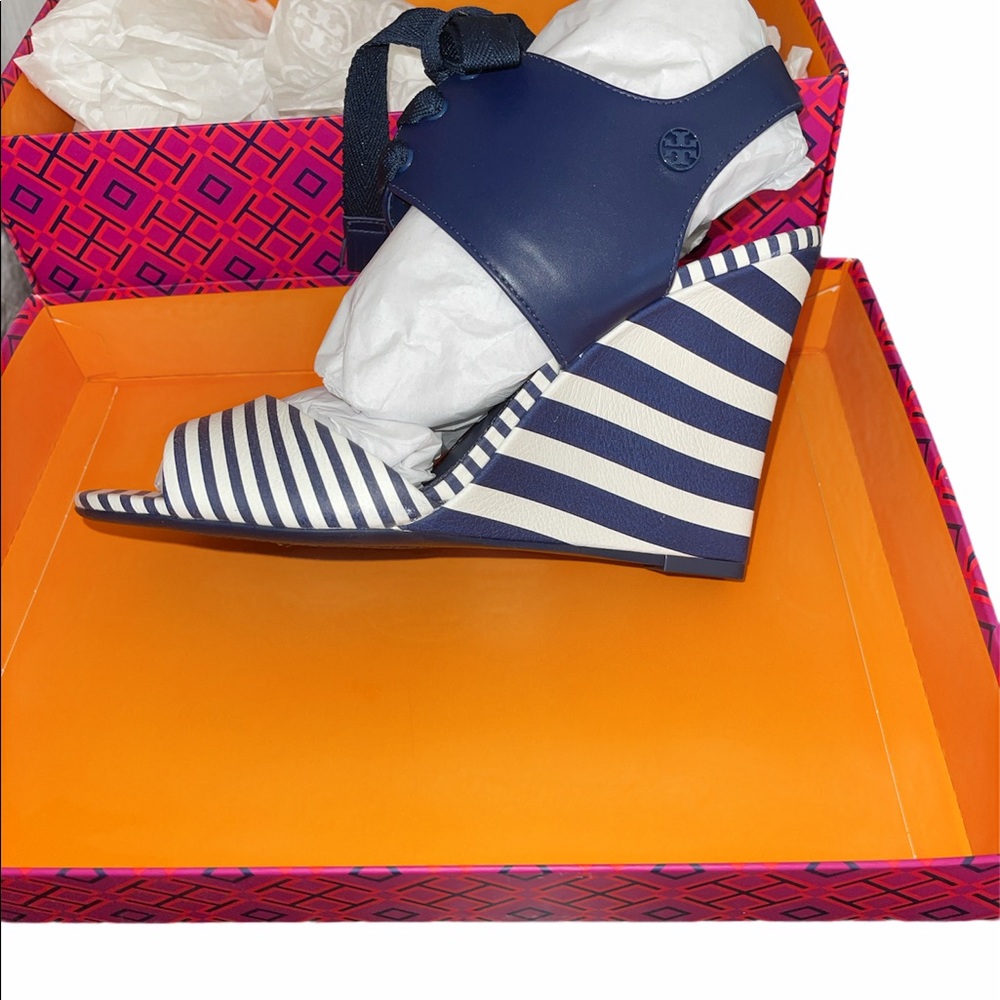 Women’s Tory Burch size 9 maritime wedge sandal